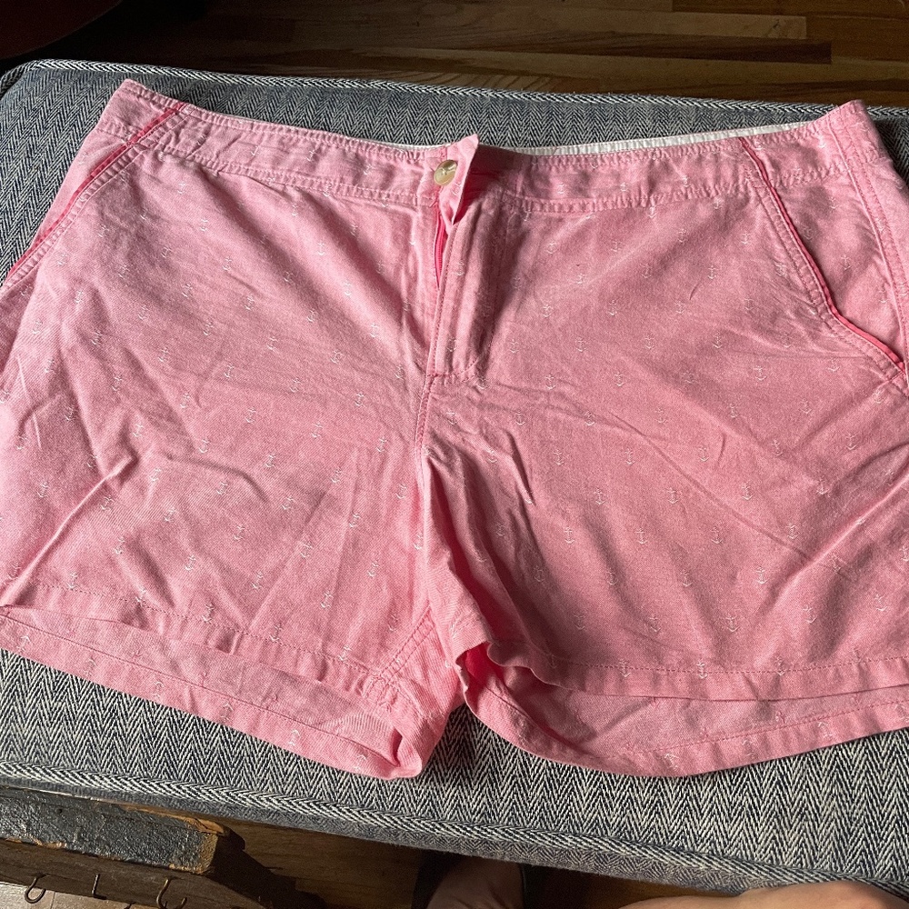 COLUMBIA SOLAR FADE NAUTICAL ANCHOR SHORTS  size 16